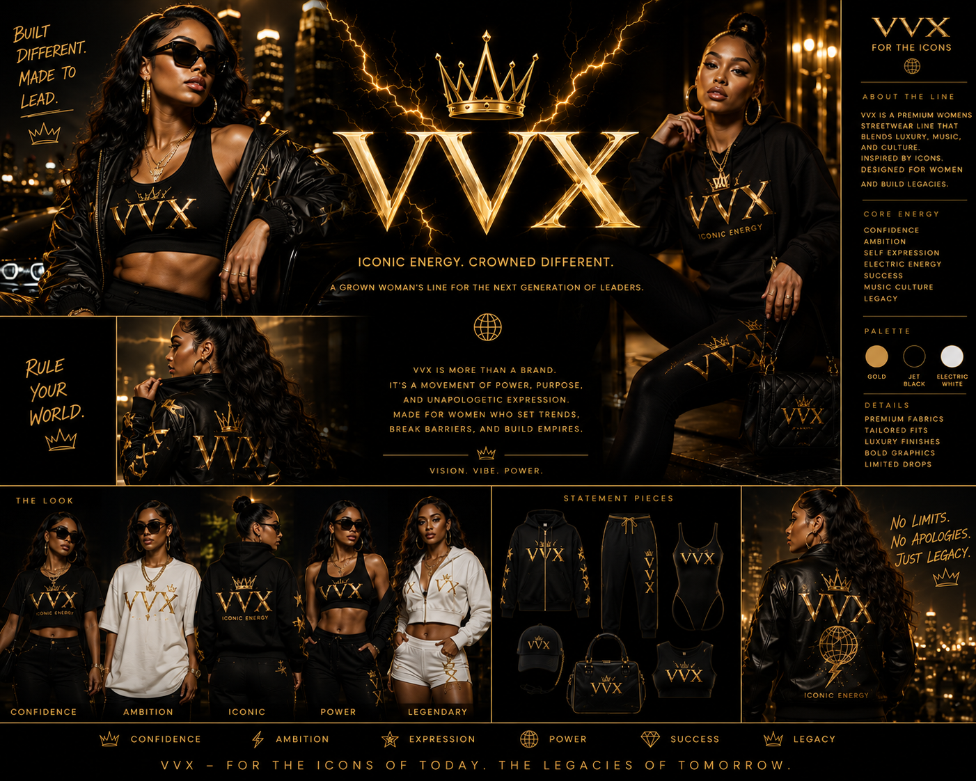 VVXHQ Women's Line lookbook