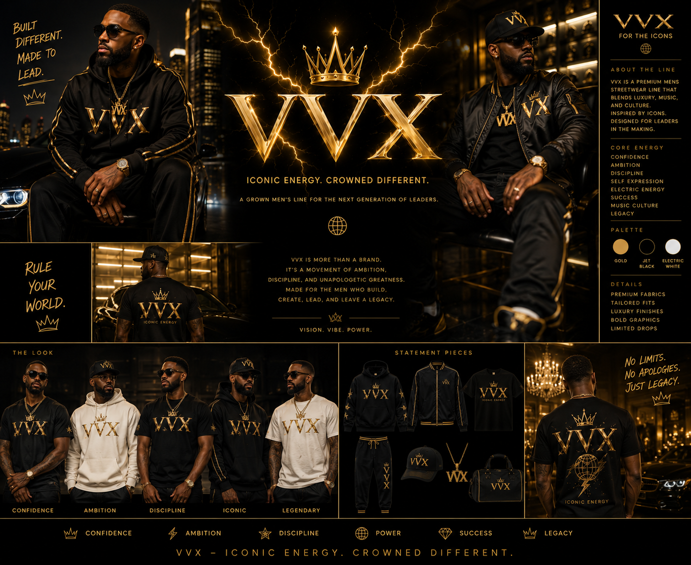 VVXHQ For The Icons lookbook