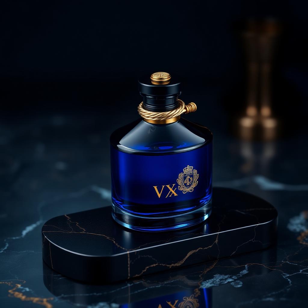 VVXHQ Nightfall Elixir in Sapphire, Sapphire · violet · incense parfum elixir