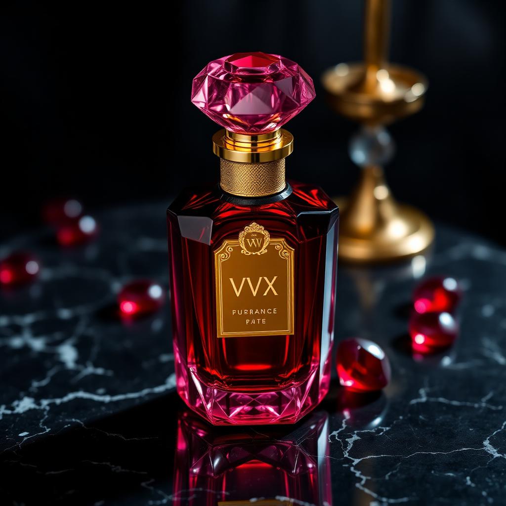 VVXHQ Velvet Rose Extrait in Ruby Noir, Damask rose · oud · patchouli romantic extrait